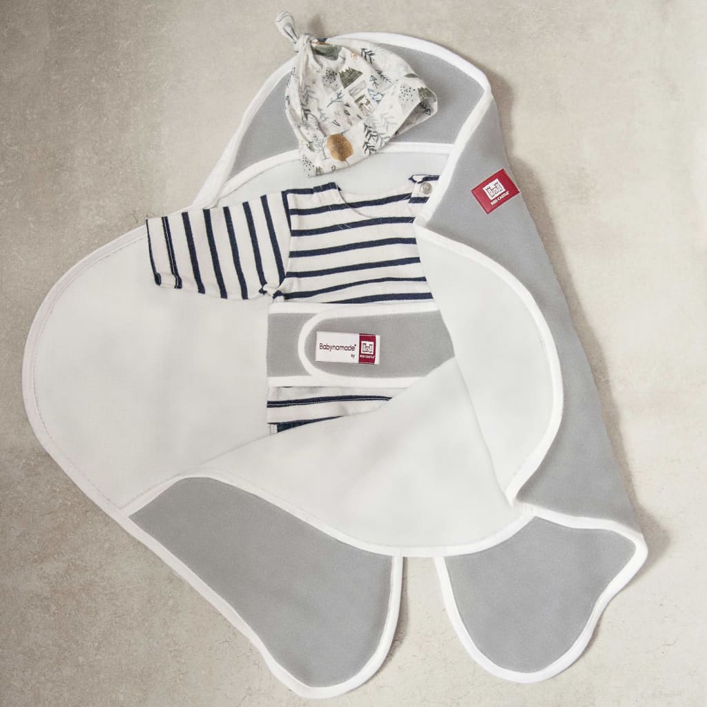 

RED CASTLE Wikkeldeken Babynomade single fleece grijs