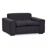 Sillón tejido moderno gris oscuro