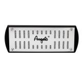 Humidificateur ultra plat cave à cigare polymère Angelo argent