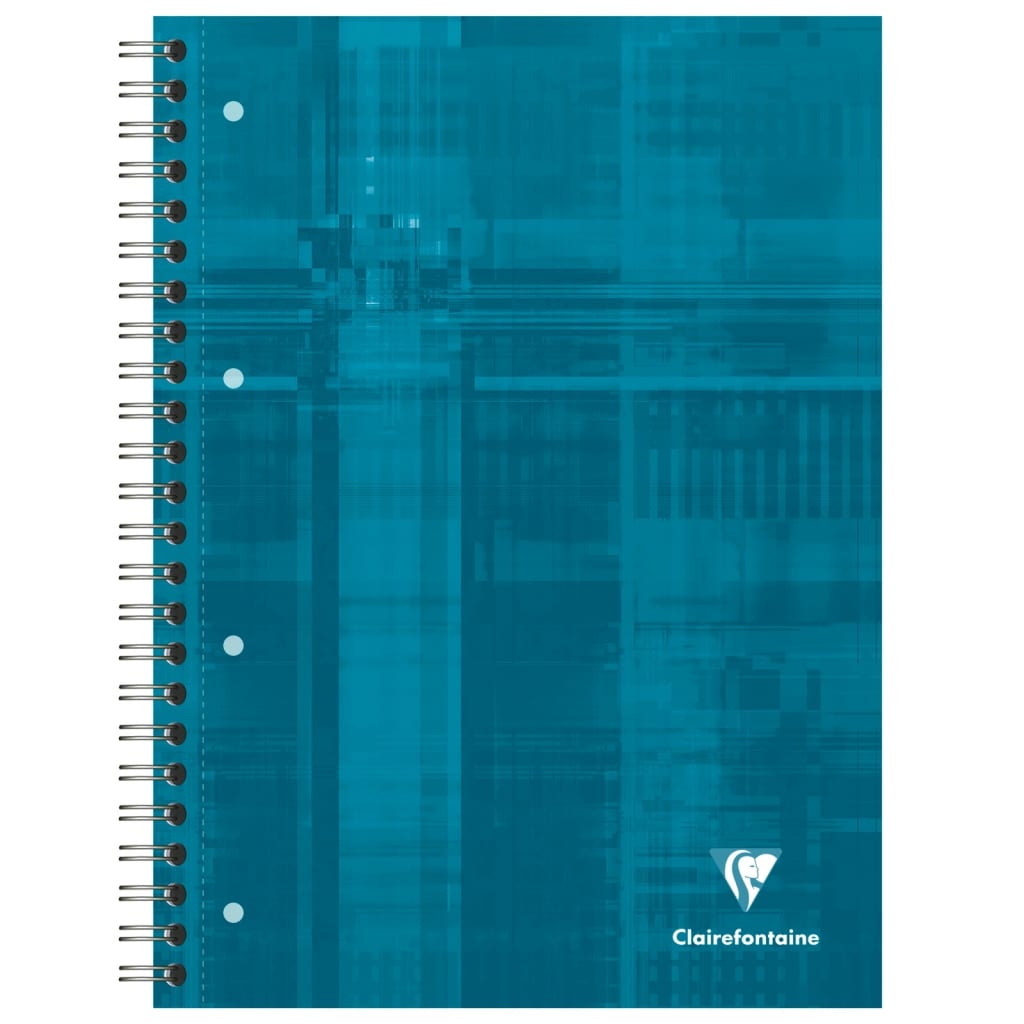 Clairefontaine notesbøger 5 stk Bind'O Block A4 80 ark linjeret margen