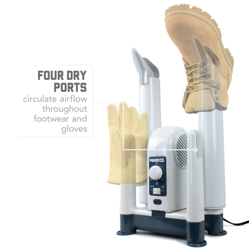 MaxxDry Schuhtrockner und Handschuhtrockner Heavy Duty Grau – Ansicht 6