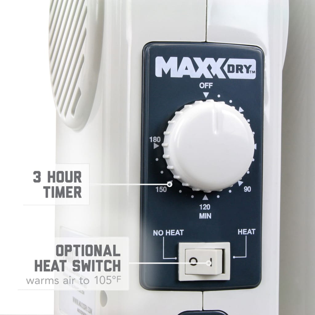 MaxxDry Schuhtrockner und Handschuhtrockner Heavy Duty Grau – Ansicht 7