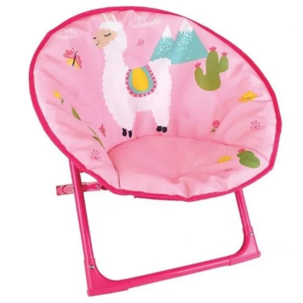 Afbeelding Jemini kinderstoel Moonchair Lola Lama 52 x 48 x 46 cm roze door Vidaxl.nl