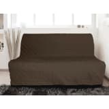 Housse BZ matelassée taupe 140x200