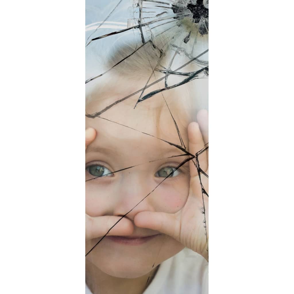 EasyProtec Film de sécurité permanent de fenêtre 90x250 cm Transparent