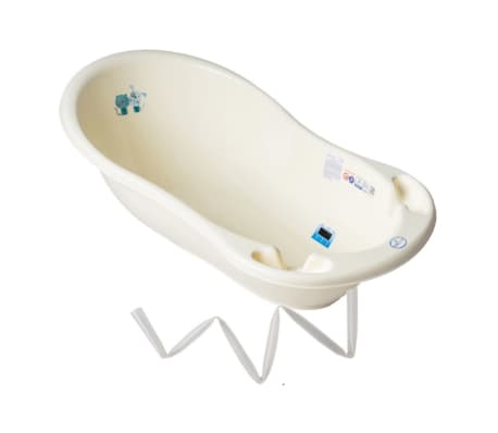 Baignoire Bebe Thermometre Jaune Dog And Cat 102 Cm Tuyau Vidaxl Fr