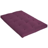 Matelas Futon Aubergine en Coton 160x200