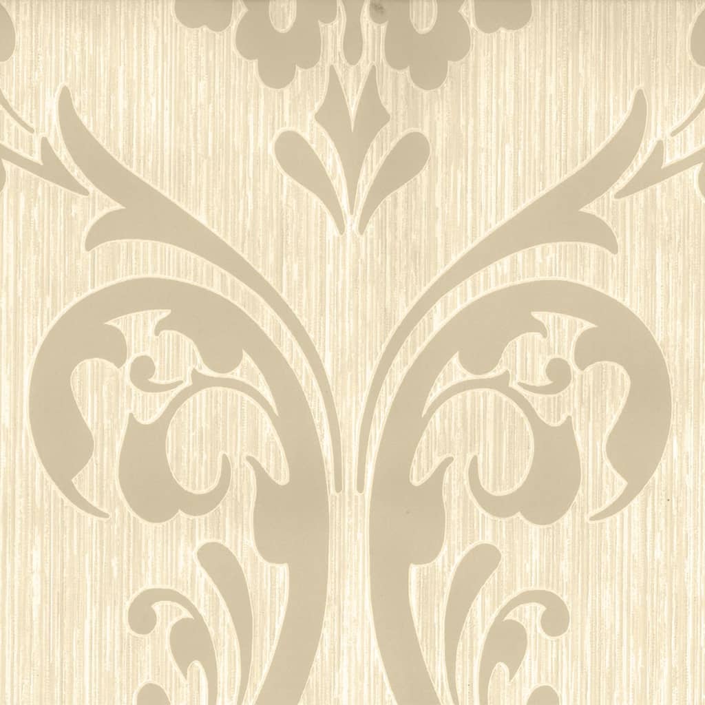

DUTCH WALLCOVERINGS Behang ornament beige en bruin