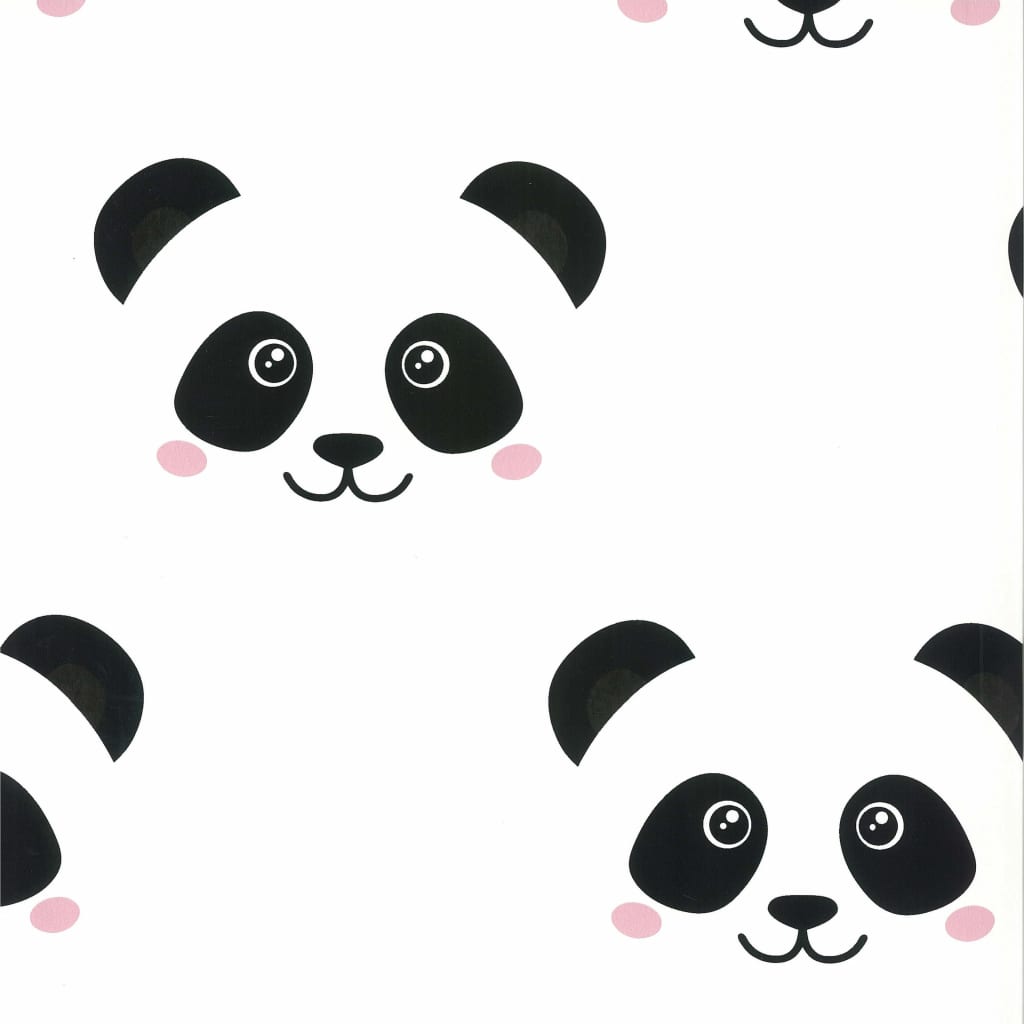 Thumbnail - Noordwand Tapete Fabulous World Panda Weiß