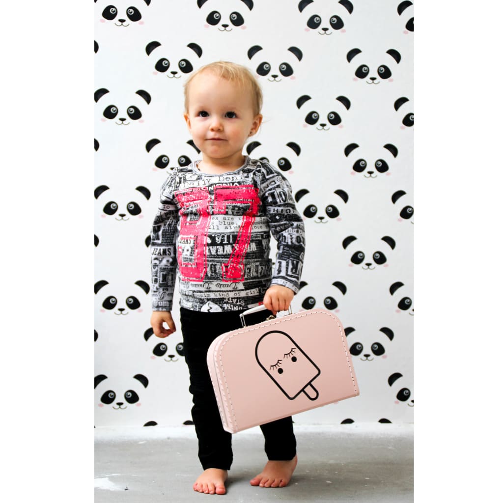 Noordwand Behang Fabulous World Panda wit afbeelding
