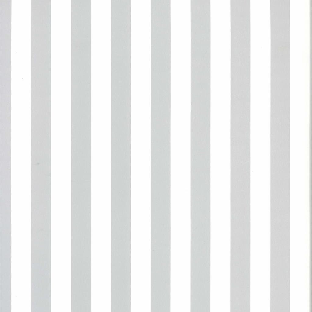 VidaXL - Fabulous World Behang Stripes wit en lichtgrijs 67103-3