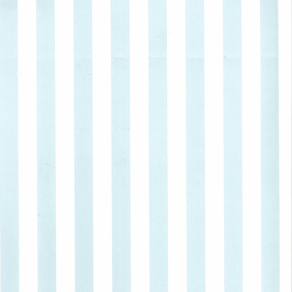 VidaXL - Fabulous World Behang Stripes wit en lichtblauw 67103-5
