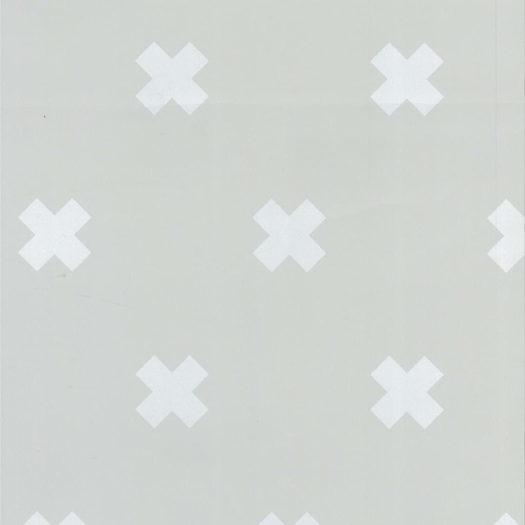 Afbeelding Fabulous World Behang Cross grijs en wit 67104-1 door Vidaxl.nl