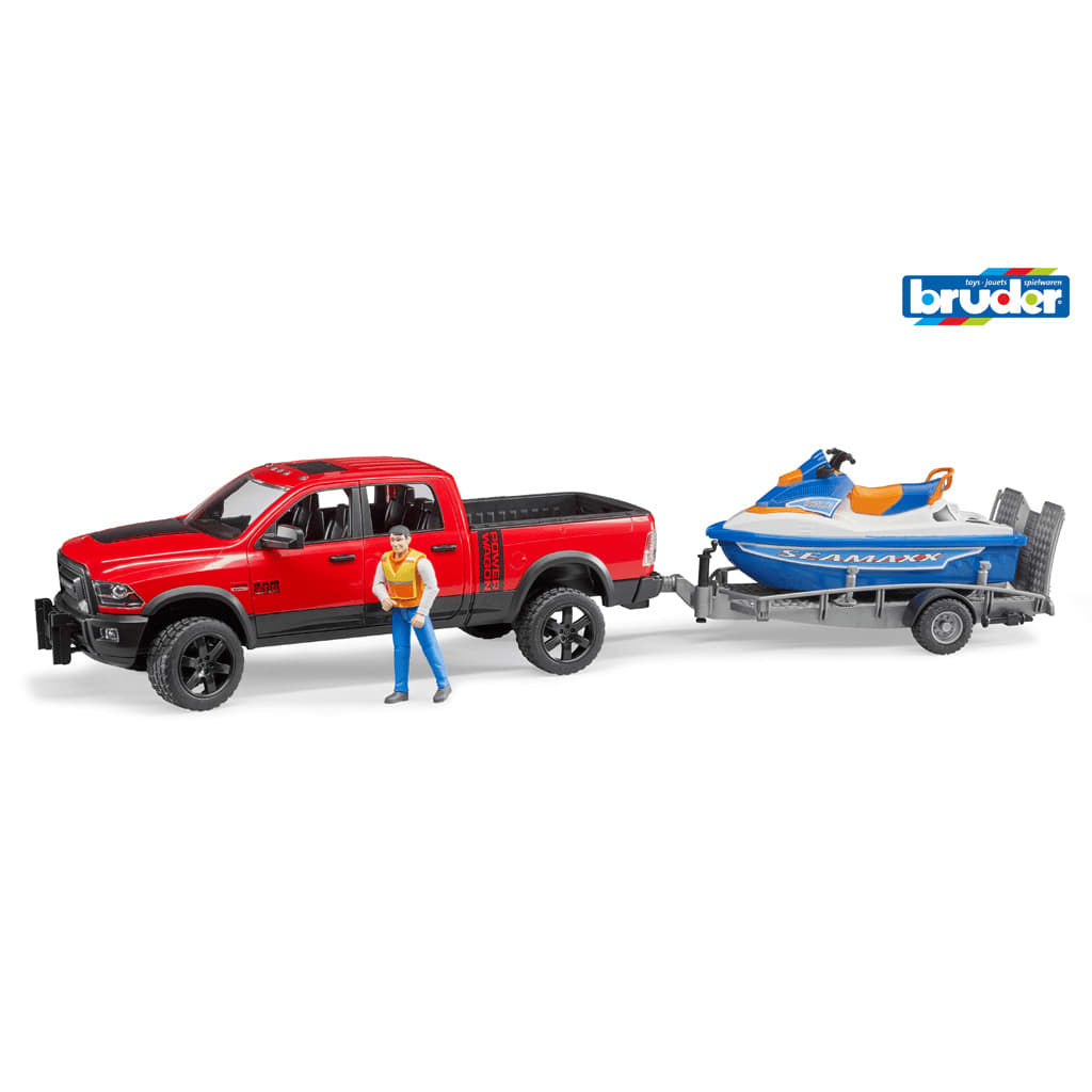 Auto Bruder Dodge Ram Met Jet Ski