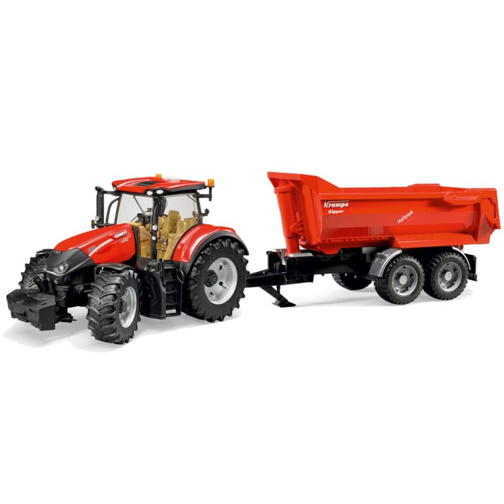 Tractor Bruder Case Ih Optum 300 Cvx Met Aanhanger