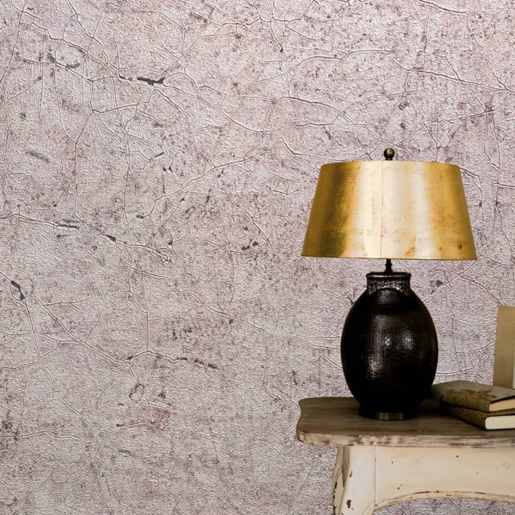 Noordwand Tapet ”Vintage Deluxe Stucco Crackle”, maro