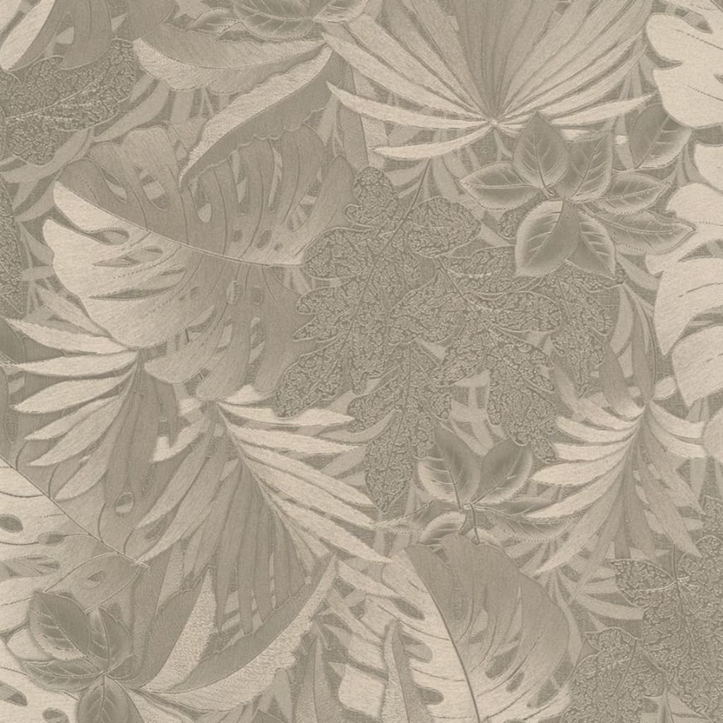 Thumbnail - Noordwand Tapete Botanica Large Leaves Metallic