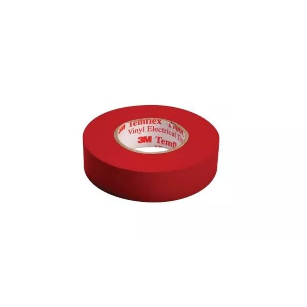 3M Tape-red/ Temflex Isolatie Tape 15 mm 10 M Rood