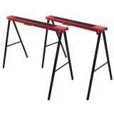 Brüder Mannesmann Caballetes de acero 2 uds 70100