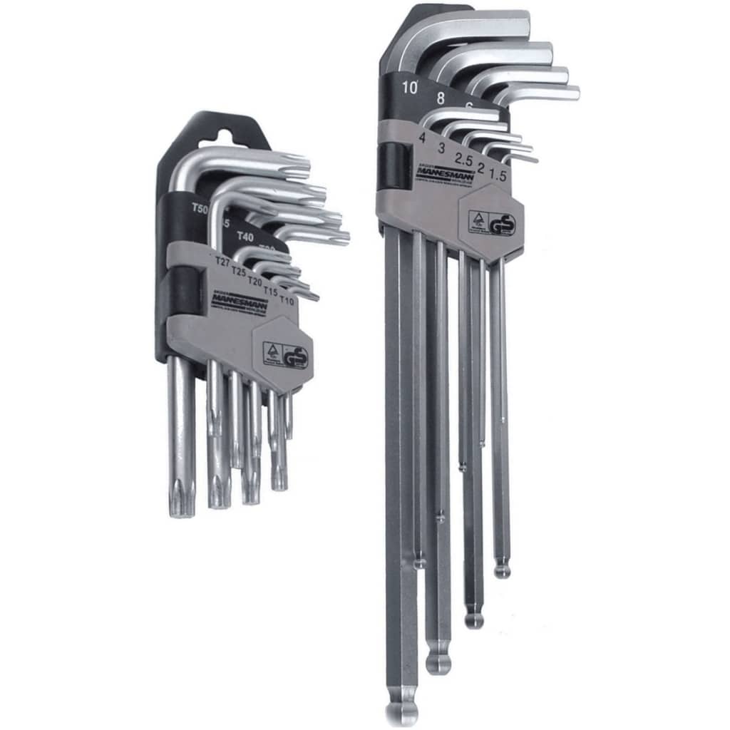 Brüder Mannesmann BM18170 18 delige Stiftsleutelset Torx/Inbus T10 50 online kopen