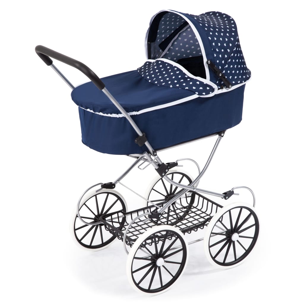 Afbeelding Bayer Poppenwagen Classic Deluxe blauw 12151AA door Vidaxl.nl