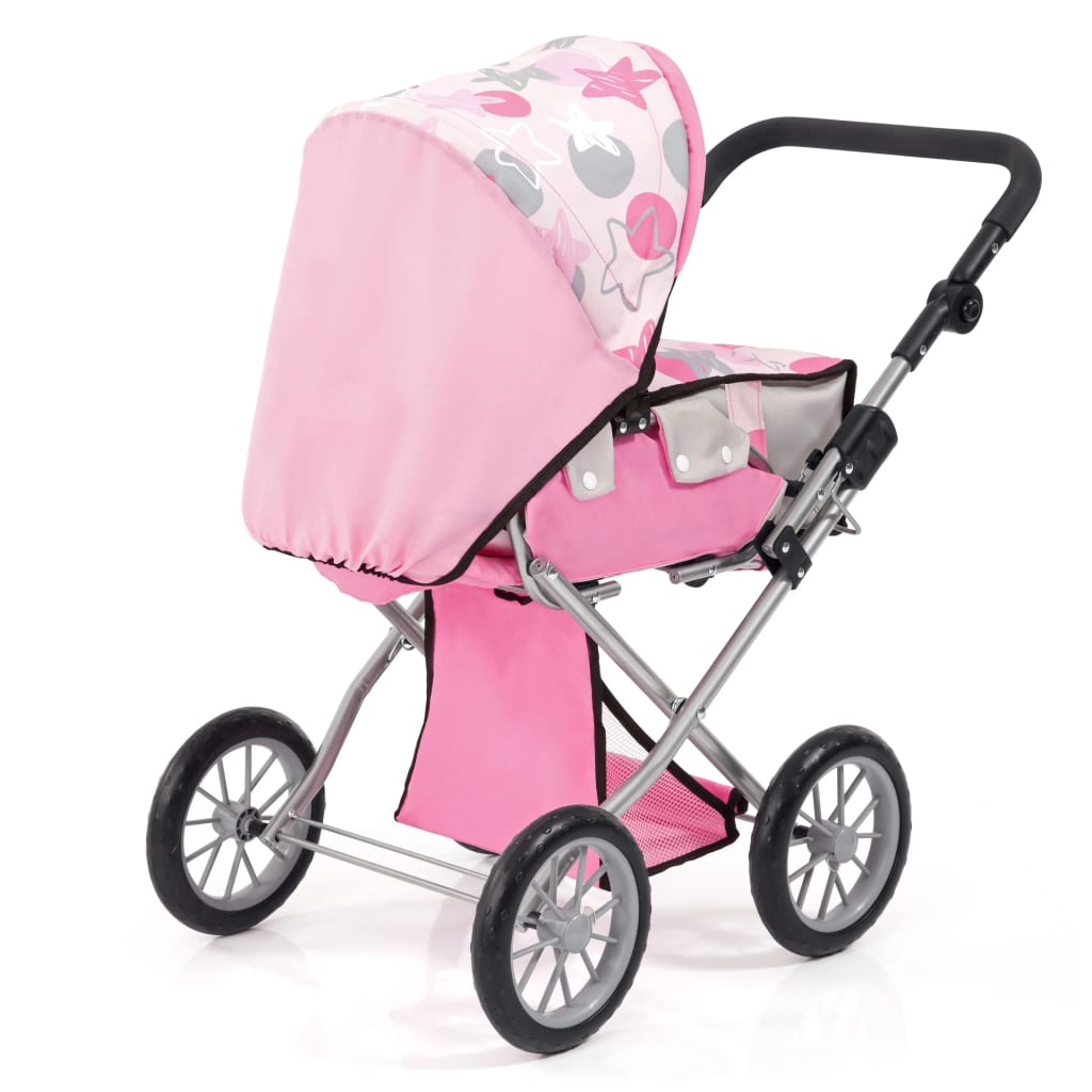 

Bayer poppenwagen City Star roze/grijs 81 cm