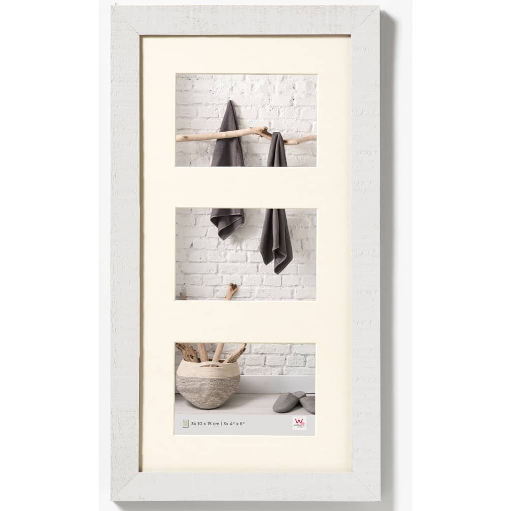 

Walther Design Fotolijst Home 3x 10x15 cm poolwit