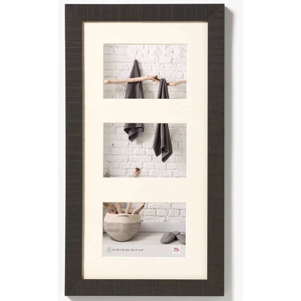 

Walther Design Fotolijst Home 3x 10x15 cm zwart