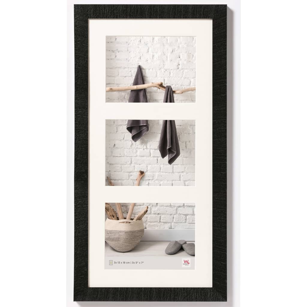 

Walther Design Fotolijst Home 3x 13x18 cm zwart
