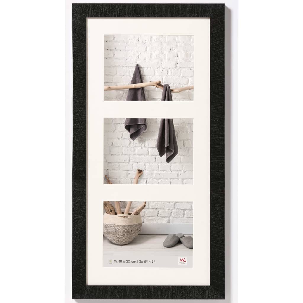 

Walther Design Fotolijst Home 3x 15x20 cm zwart
