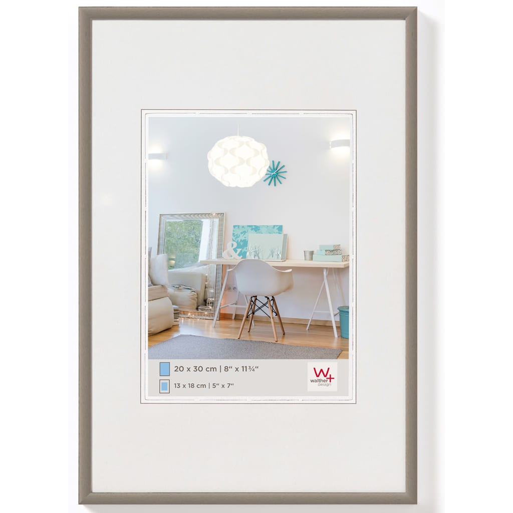 

Walther Design Fotolijst New Lifestyle 40x50 cm staalkleurig