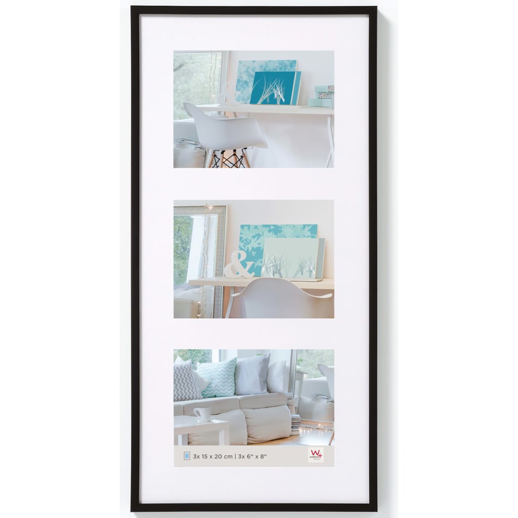 

Walther Design Fotolijst New Lifestyle 3x 15x20 cm zwart