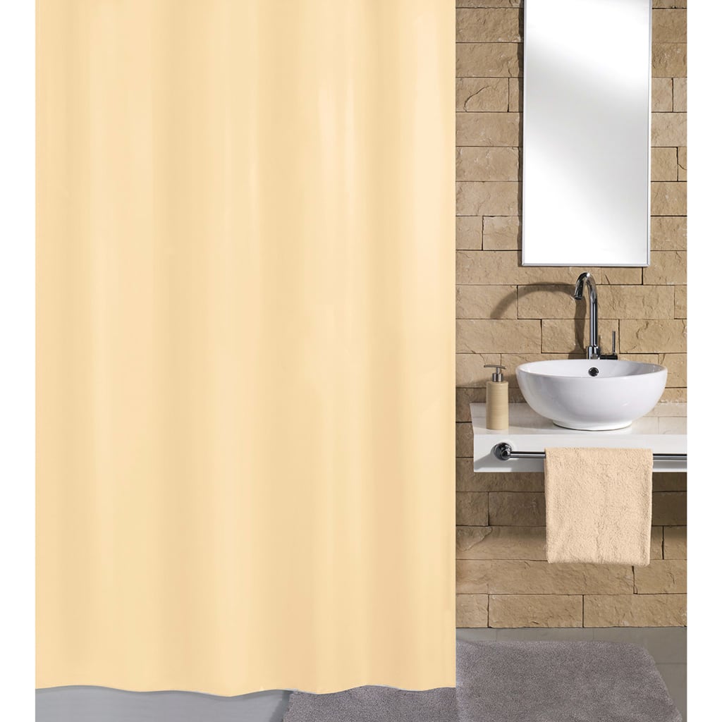 

Kleine Wolke Douchegordijn Kito 180x200 cm beige