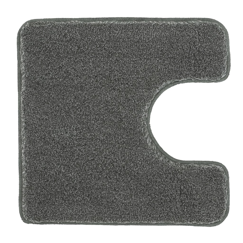 430246 Kleine Wolke Toilet Rug "Relax" 55x55cm Anthracite Grey