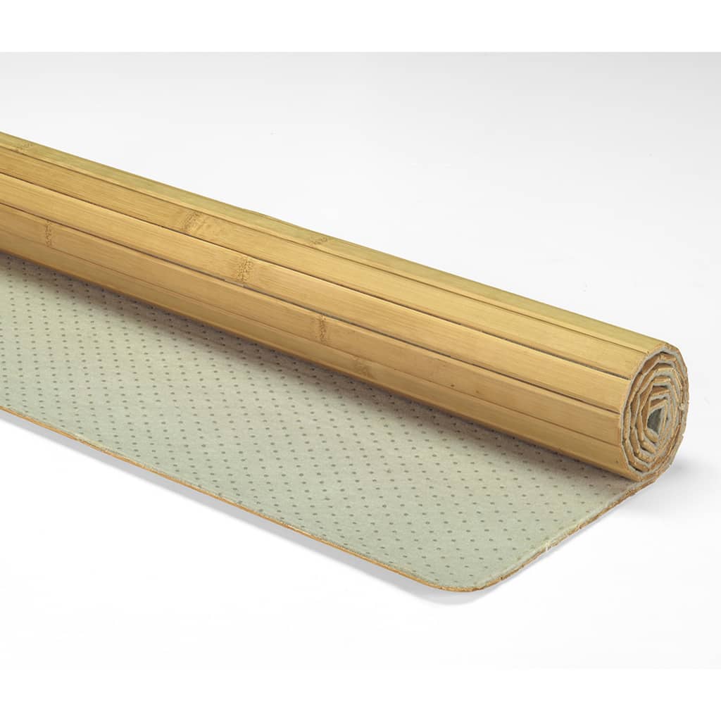 Kleine Wolke Tappeto per Bagno Bambus 50×80 cm Marrone