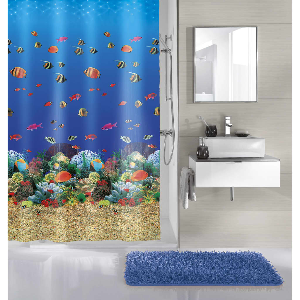 

Kleine Wolke Douchegordijn Malediven 180x200 cm meerkleurig