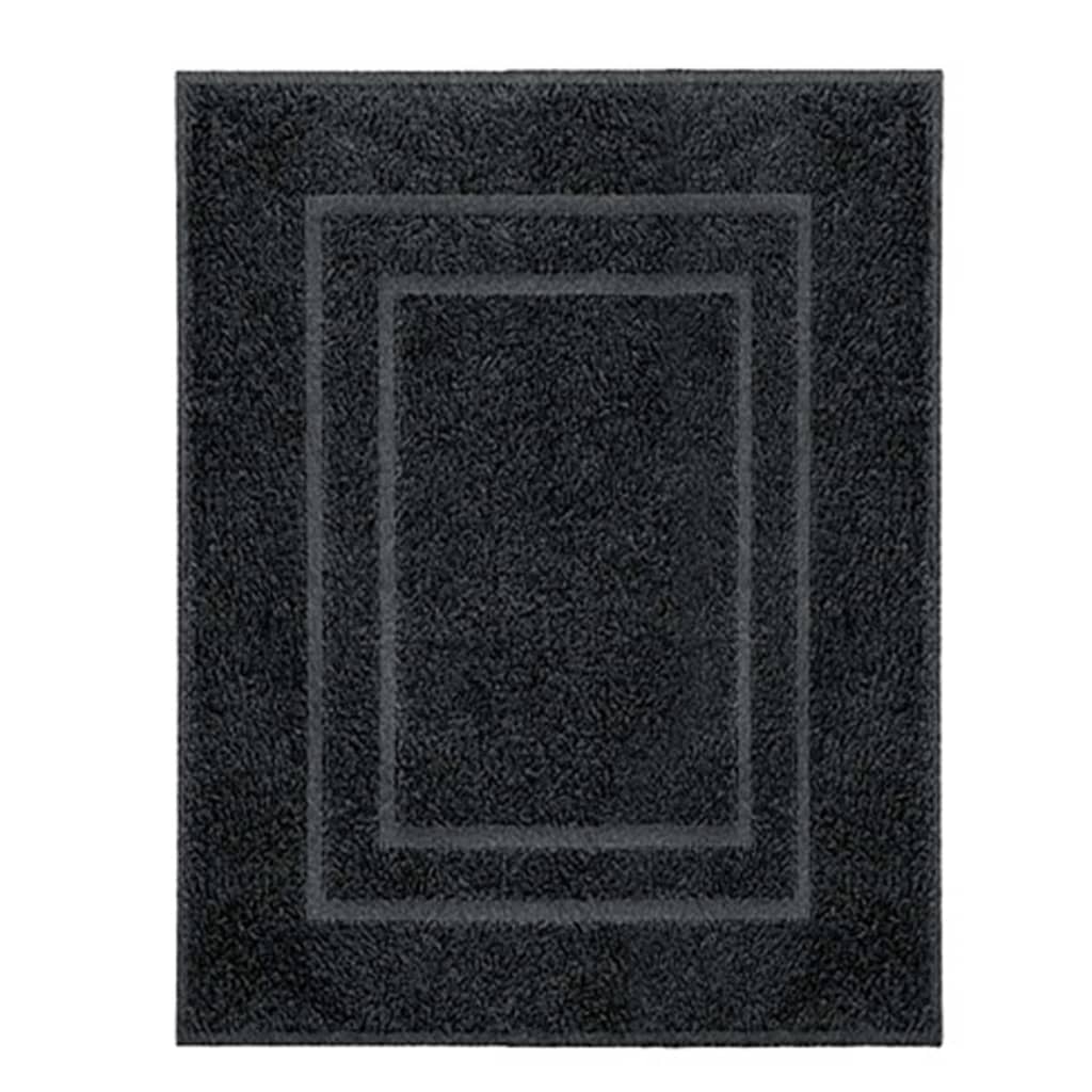 Kleine Wolke Badematte Plaza 60 x 80 cm Schwarz