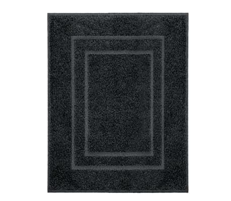 430242 Kleine Wolke Bath Mat "Plaza" 60x80cm Black