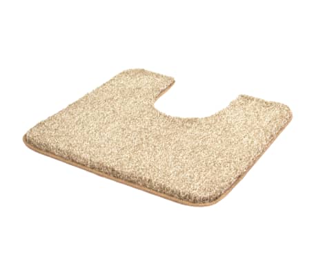 430267 Kleine Wolke Toilet Rug "Seattle" 55x50cm Taupe