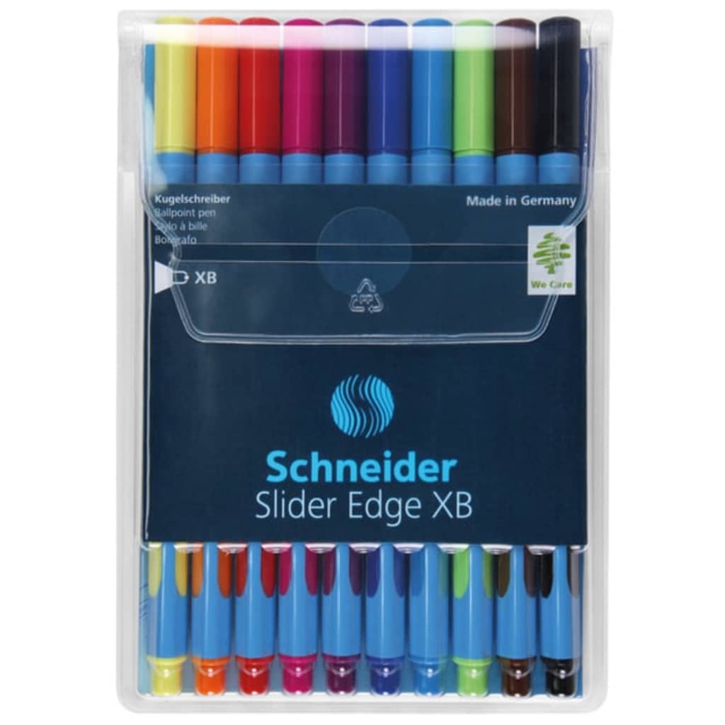 Schneider Balpen Slider Edge XB 1,4mm assorti etui a 10 stuks