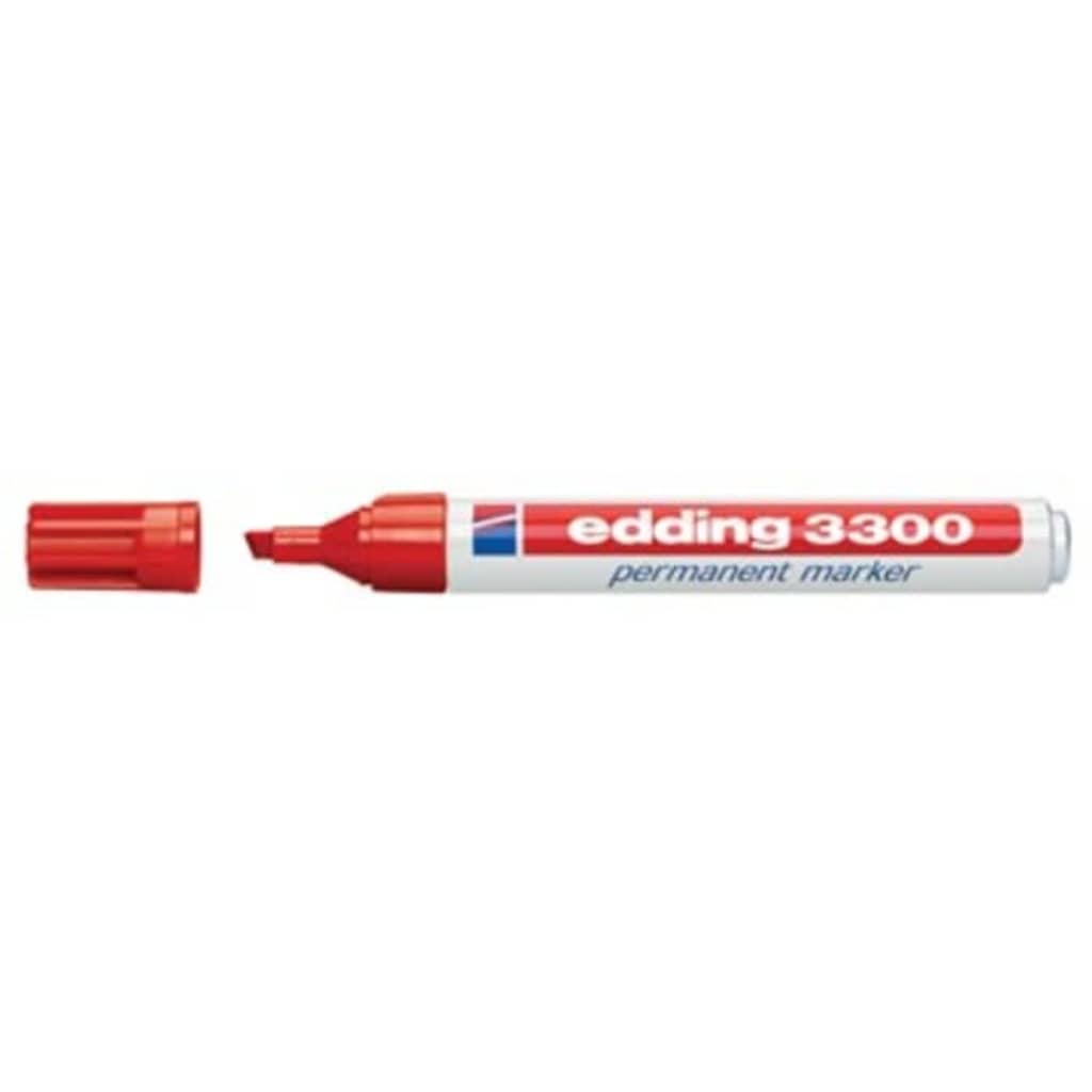 edding permanent marker e-3300 rood