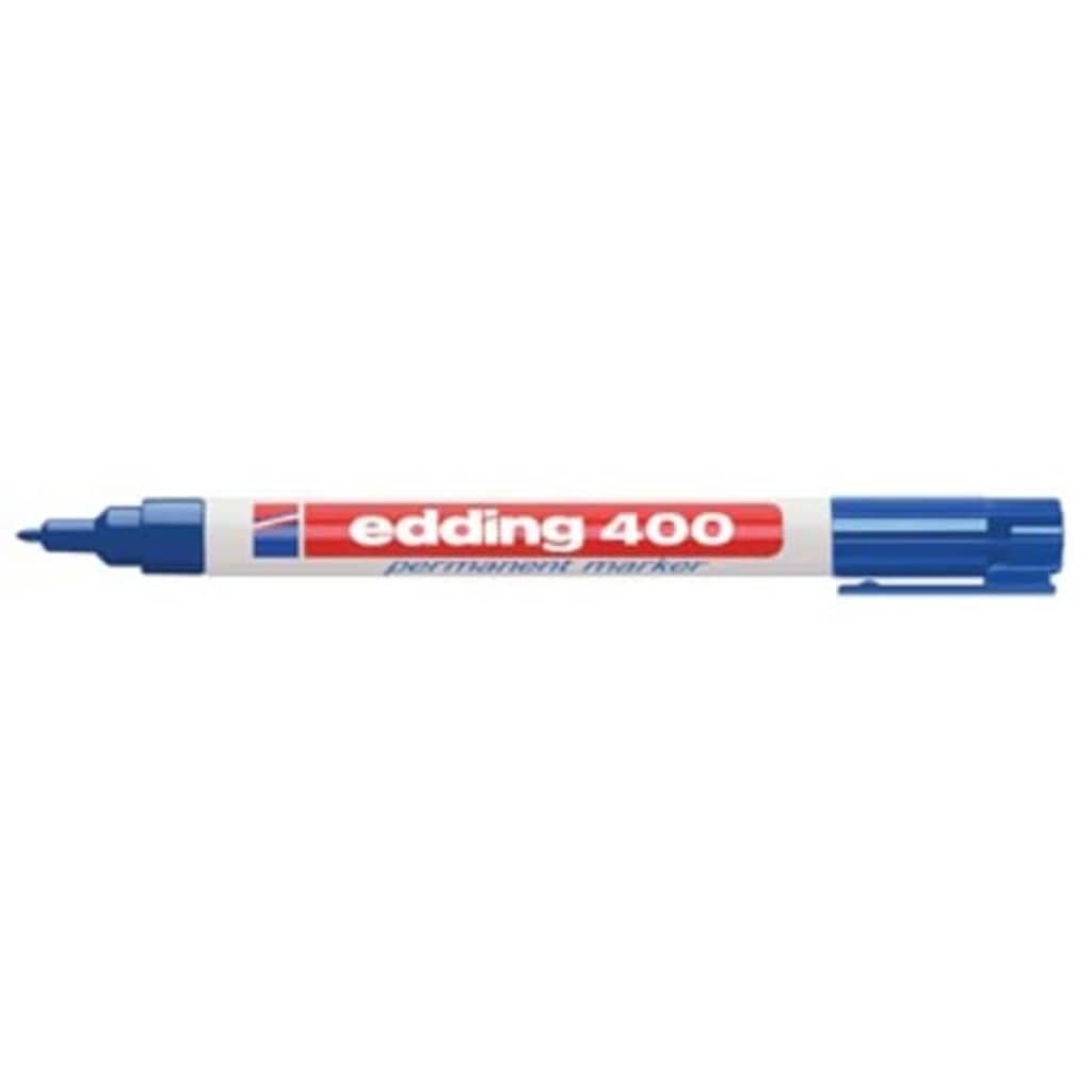 edding permanente marker 400 blauw