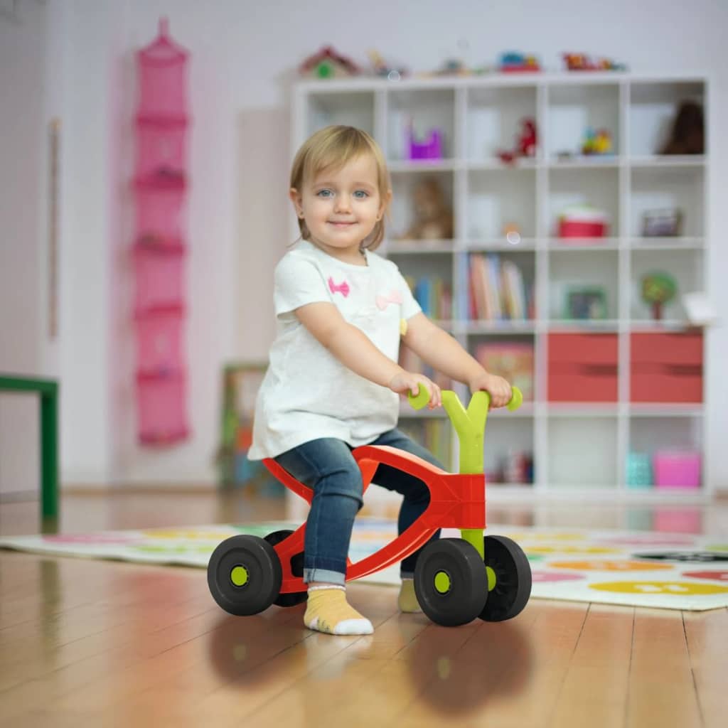 Bicicleta de passeio Flippi vermelho e verde