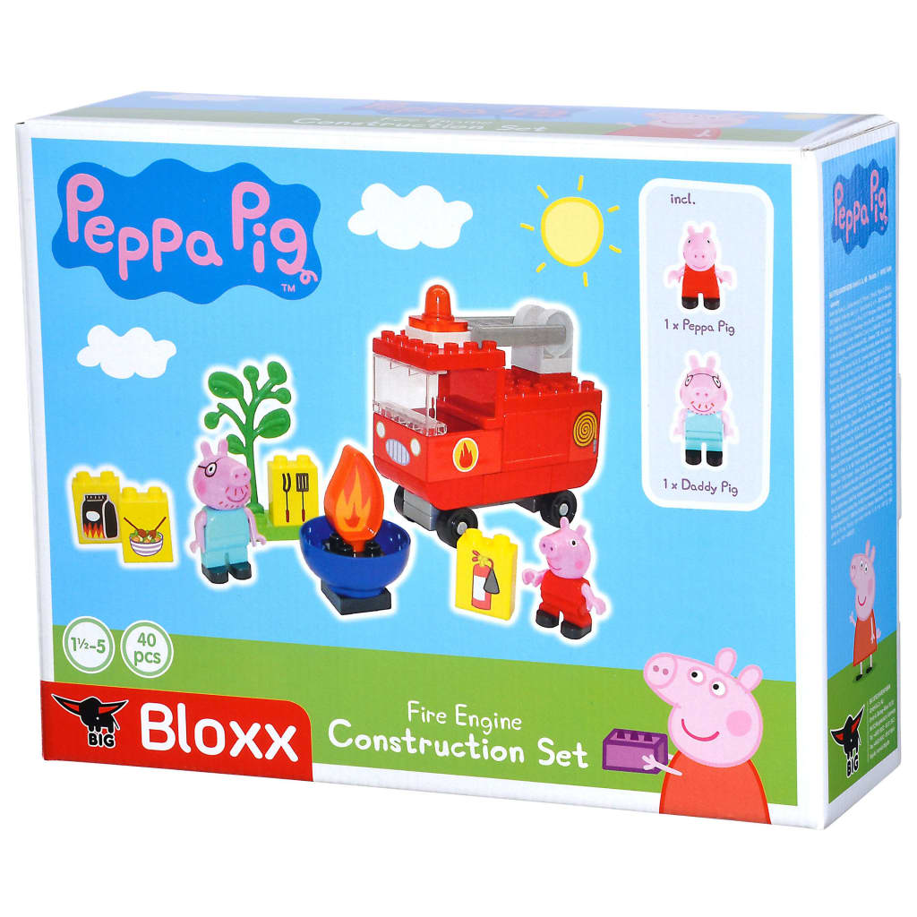 

BIG Peppa Pig Brandweerset Bloxx 40-delig