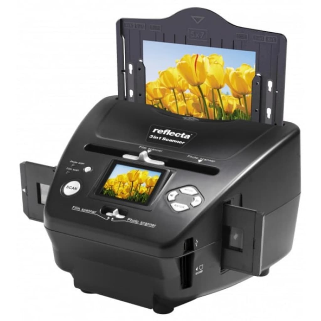 Reflecta 64220 Film/slide scanner 1800 x 1800DPI Zwart scanner Zwart