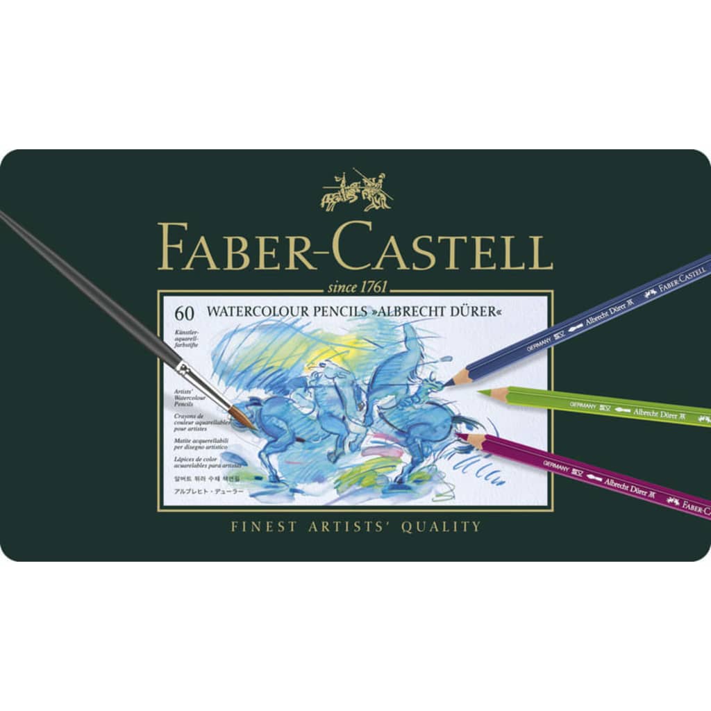 Afbeelding Faber-Castell Aquarelpotlood Albrecht Drer etui 60 stuks door Vidaxl.nl