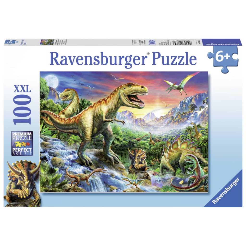 Afbeelding Ravensburger Xxl Puzzel 100 St. Bij De Dinosaurussen door Vidaxl.nl