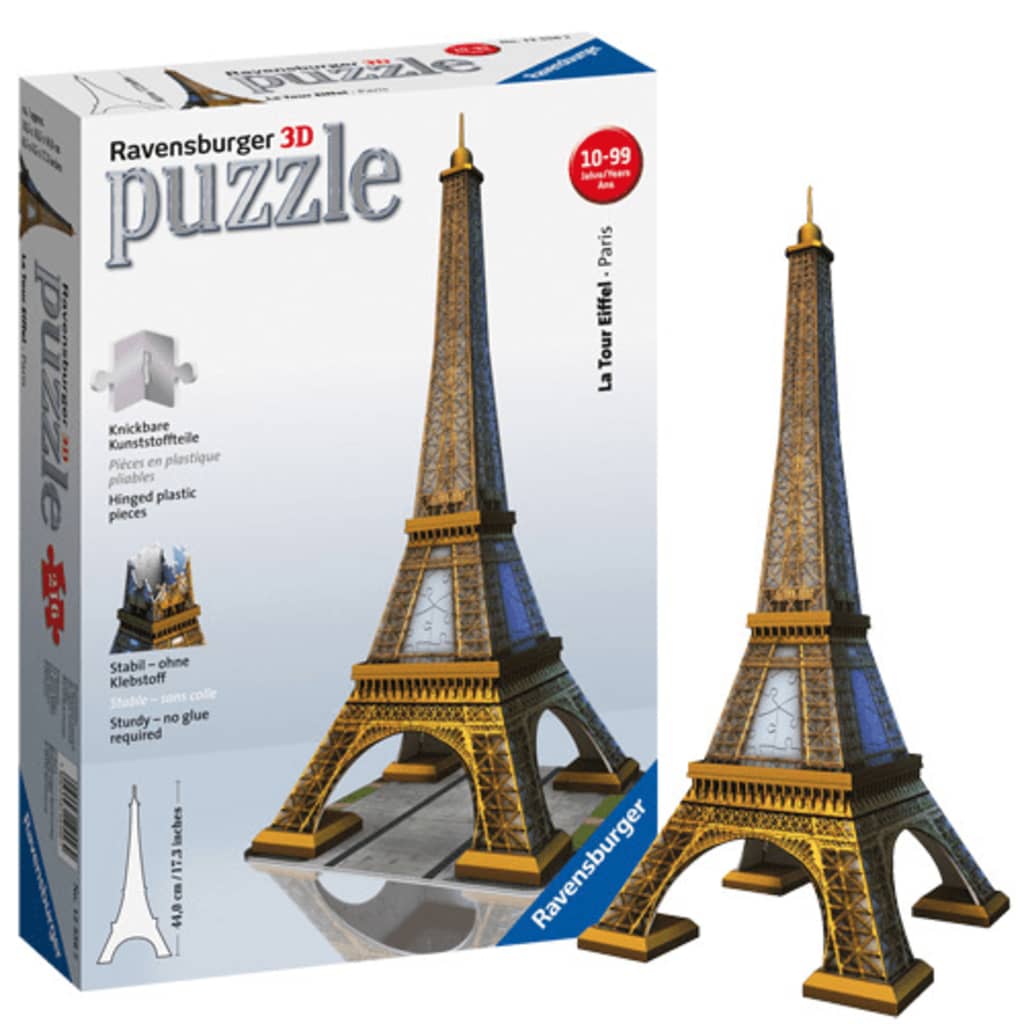 Afbeelding Ravensburger 3D Puzzel Eiffeltoren 216 door Vidaxl.nl