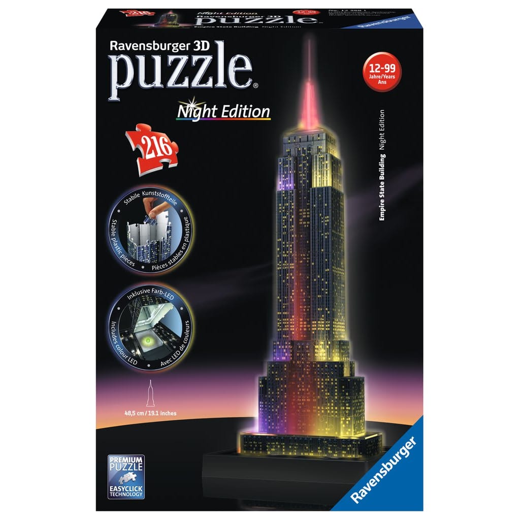 Afbeelding 3d Puzzel Empire State Building 216 Stukjes door Vidaxl.nl