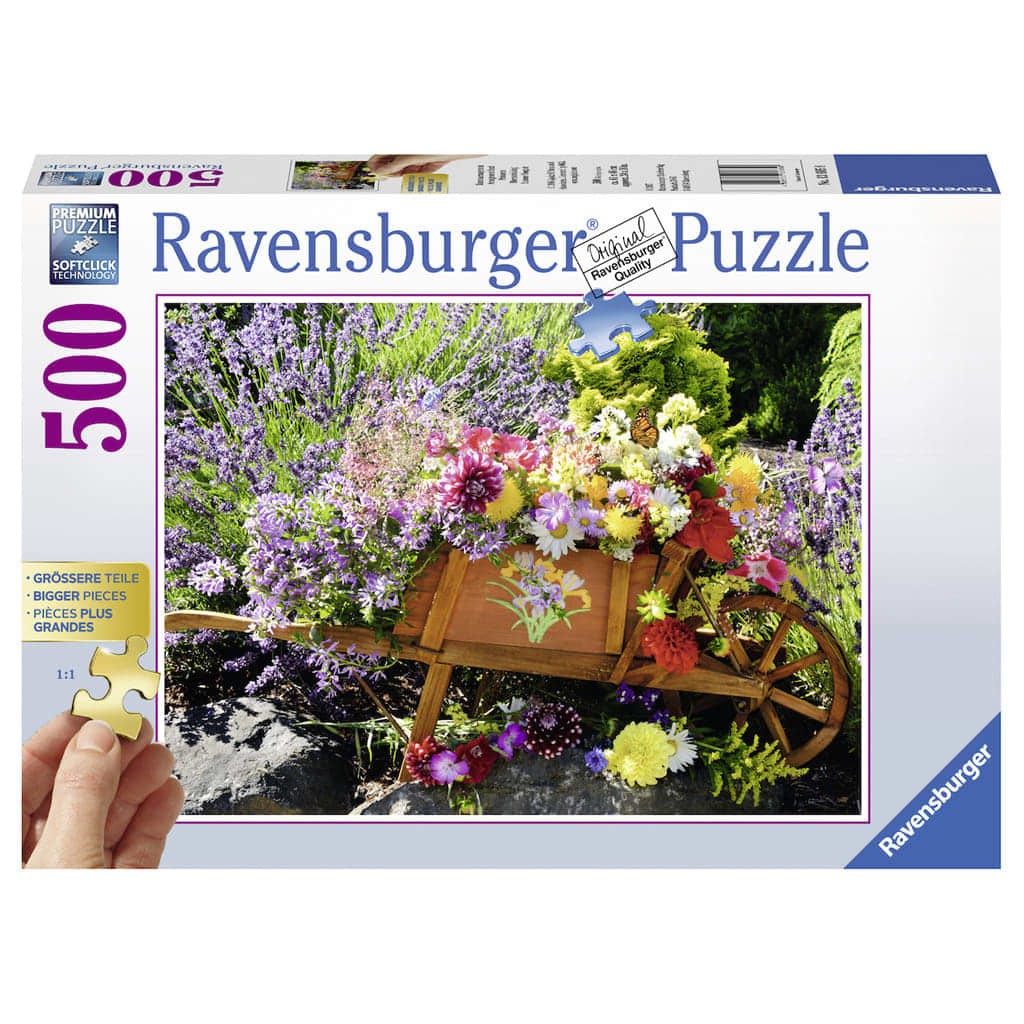 Afbeelding Ravensburger Puzzel Bloemschikken 500 door Vidaxl.nl